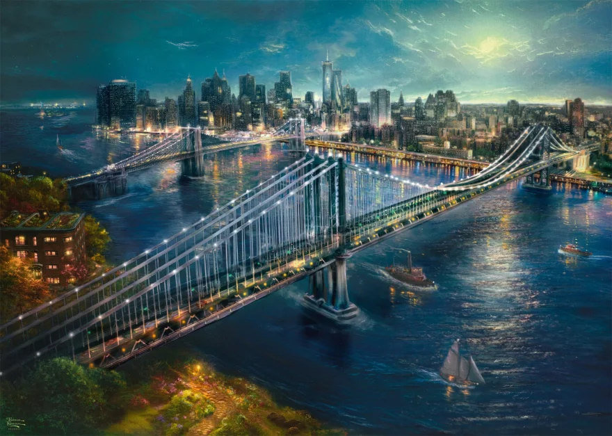Schmidt Puzzle Mesiac nad Manhattanom 2000 dielikov