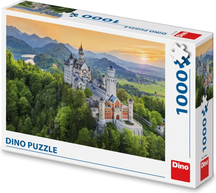 Dino Puzzle Jarný Neuschwanstein 1000 dielikov