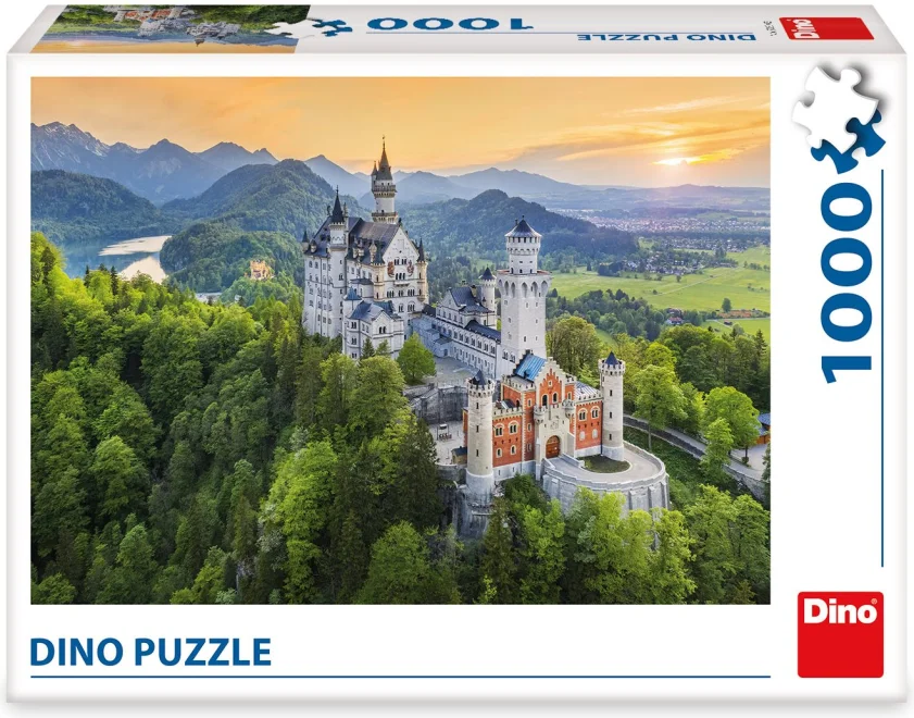 Dino Puzzle Jarný Neuschwanstein 1000 dielikov