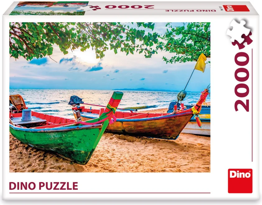 Dino Puzzle Rybárske loďky 2000 dielikov