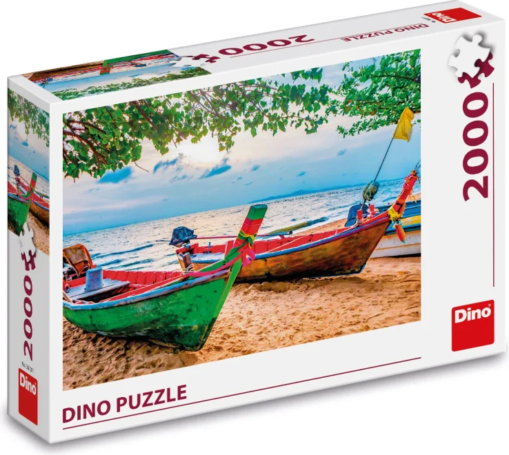Dino Puzzle Rybárske loďky 2000 dielikov