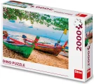 Dino Puzzle Rybárske loďky 2000 dielikov