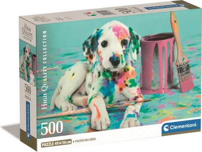 Puzzle Clementoni 500 dielikov Legrační dalmatín