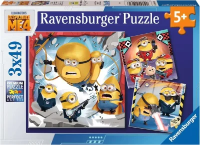 Puzzle Ja, zloduch 4, 3x49 dielikov
