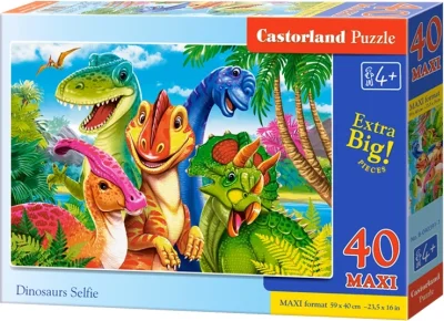 Puzzle Dinosauří selfie MAXI 40 dílků