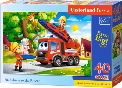 Puzzle Hasiči v akci MAXI 40 dílků