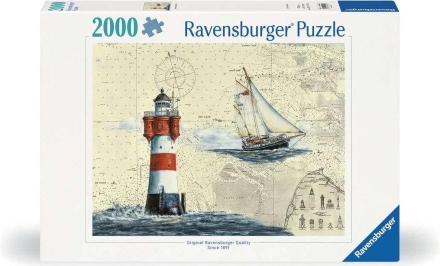 Ravensburger Puzzle Romantický maják 2000 dielikov