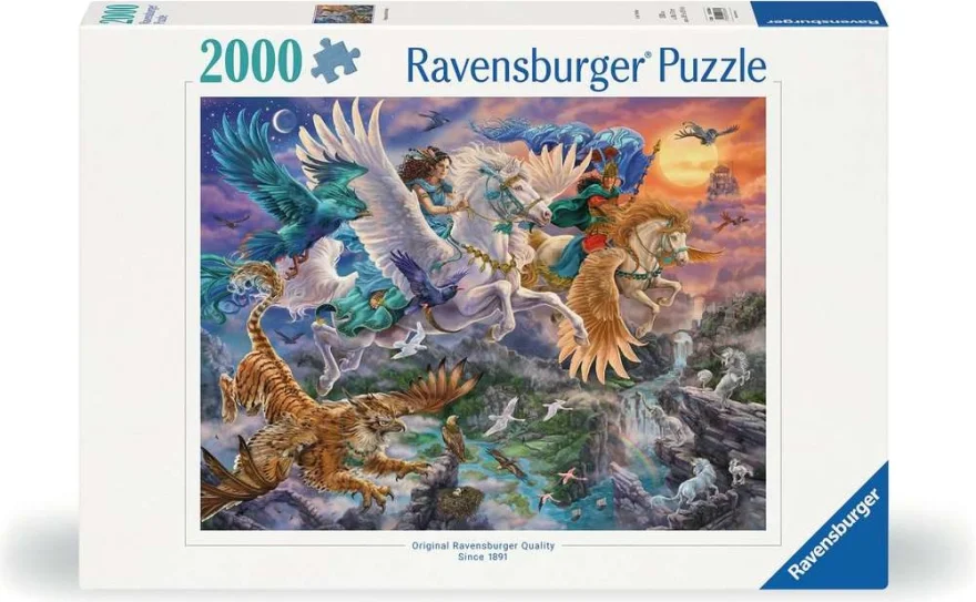 Ravensburger Puzzle Vzduchom na Pegasovi 2000 dielikov