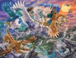 Ravensburger Puzzle Vzduchom na Pegasovi 2000 dielikov