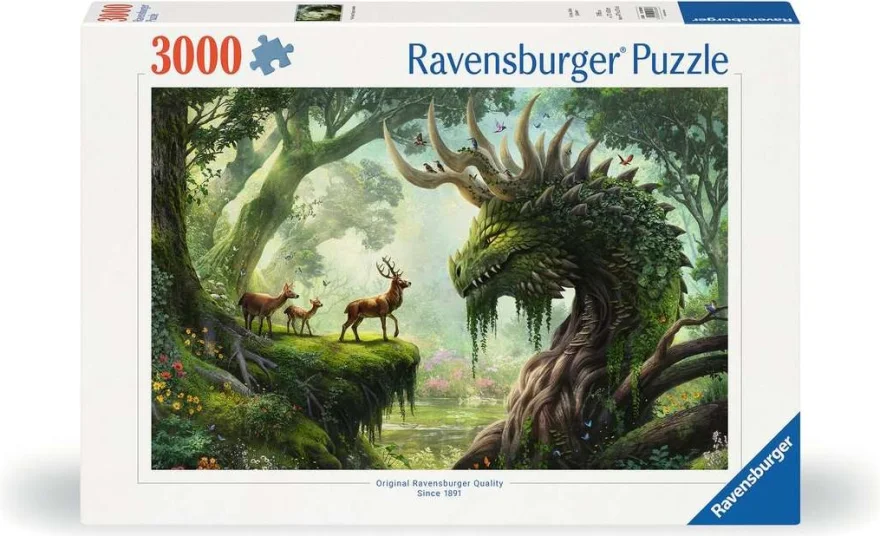 Ravensburger Puzzle Lesný drak sa prebúdza 3000 dielikov