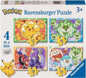 Puzzle Pokémoni 4v1 (12, 16, 20, 24 dielikov)