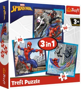 Puzzle Spiderman 3v1 (20,36,50 dielikov)