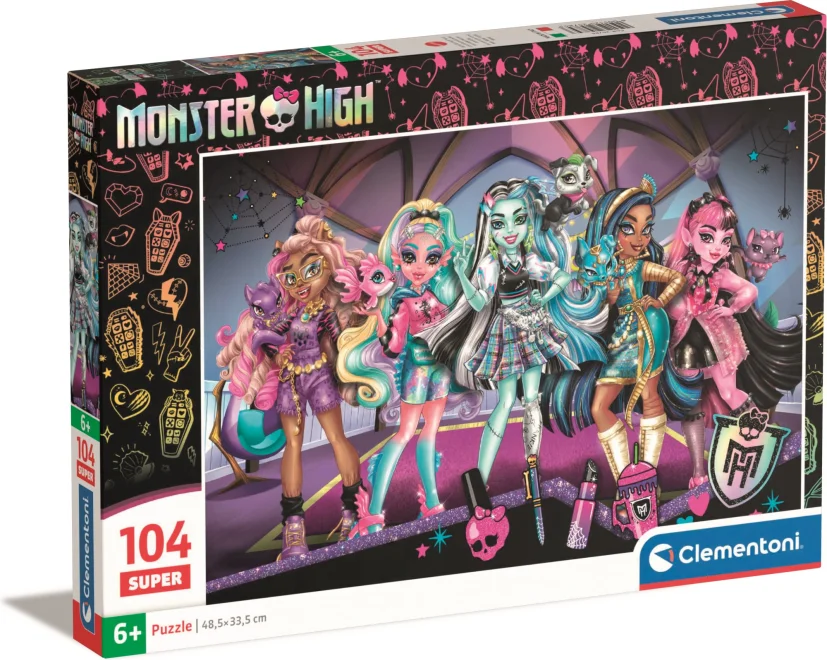 Clementoni Puzzle Monster High 104 dielikov