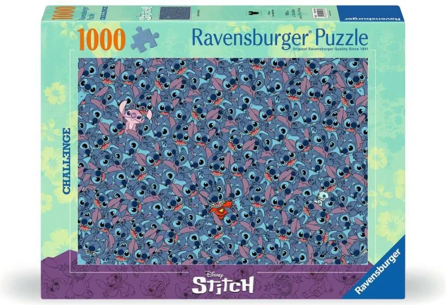 Ravensburger Puzzle Challenge: Stitch 1000 dielikov