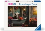 Ravensburger Puzzle Krava vo vani 1000 dielikov