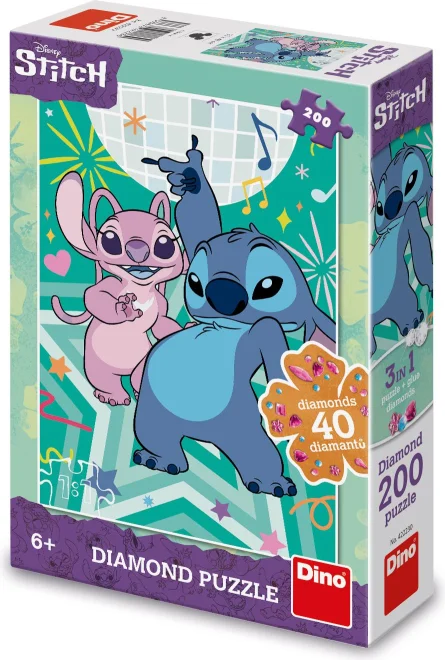 Dino Diamond puzzle Stitch 200 dielikov