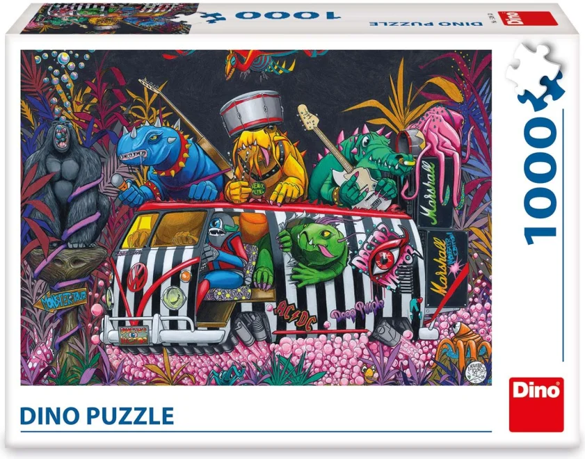 Dino Puzzle Príšerky na tripe 1000 dielikov