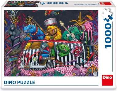 Puzzle Príšerky na tripe 1000 dielikov
