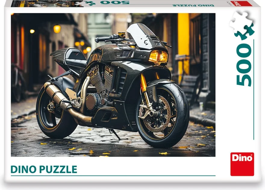 Dino Puzzle Motocykel 500 dielikov