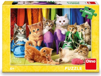Puzzle Barevná koťátka XL 300 dílků
