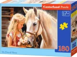 Castorland Puzzle Môj priateľ kôň 180 dielikov