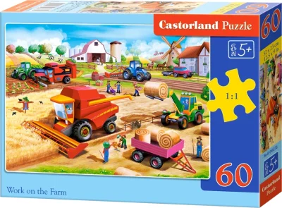 Puzzle Práce na farmě 60 dílků