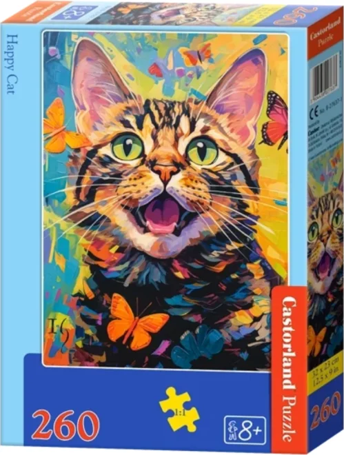 Castorland Puzzle Šťastné mačiatko 260 dielikov