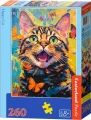 Castorland Puzzle Šťastné mačiatko 260 dielikov