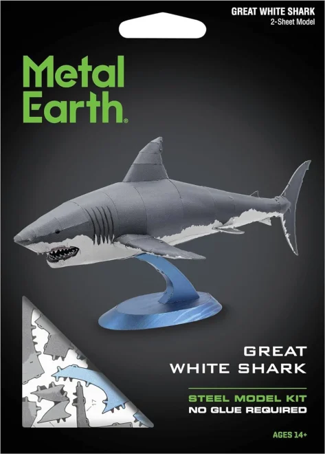 METAL EARTH 3D puzzle Veľký biely žralok