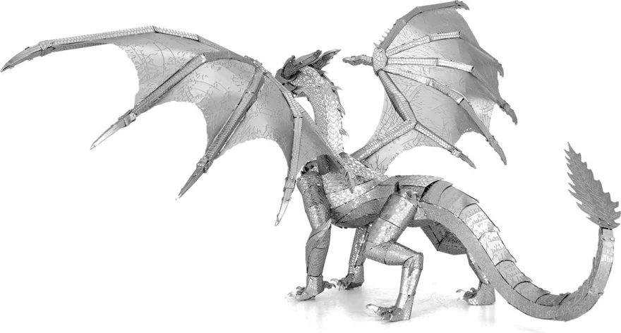 METAL EARTH 3D puzzle Premium Series: Oceľový drak
