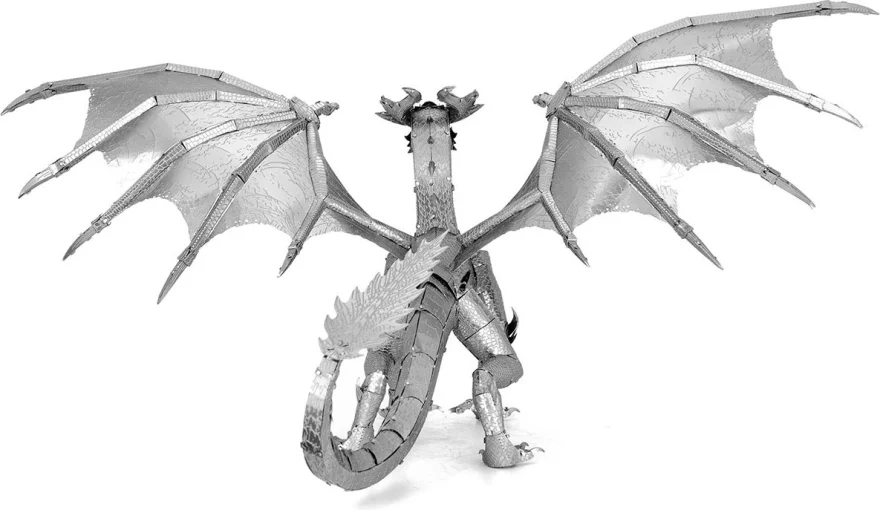 METAL EARTH 3D puzzle Premium Series: Oceľový drak
