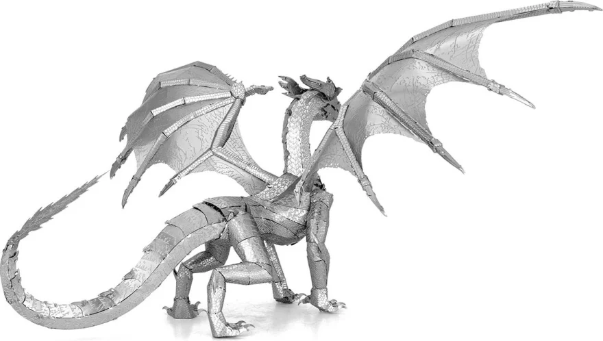 METAL EARTH 3D puzzle Premium Series: Oceľový drak