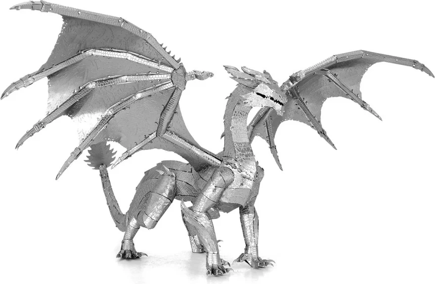 METAL EARTH 3D puzzle Premium Series: Oceľový drak