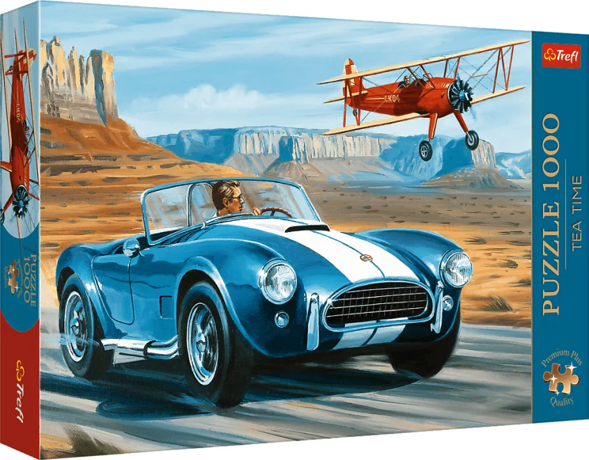 Trefl Puzzle Premium Plus Tea Time: Preteky v púšti 1000 dielikov