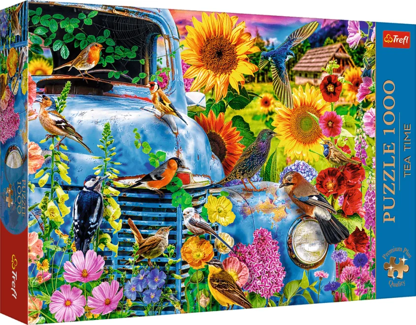 Trefl Puzzle Premium Plus Tea Time: Spevavé vtáky 1000 dielikov