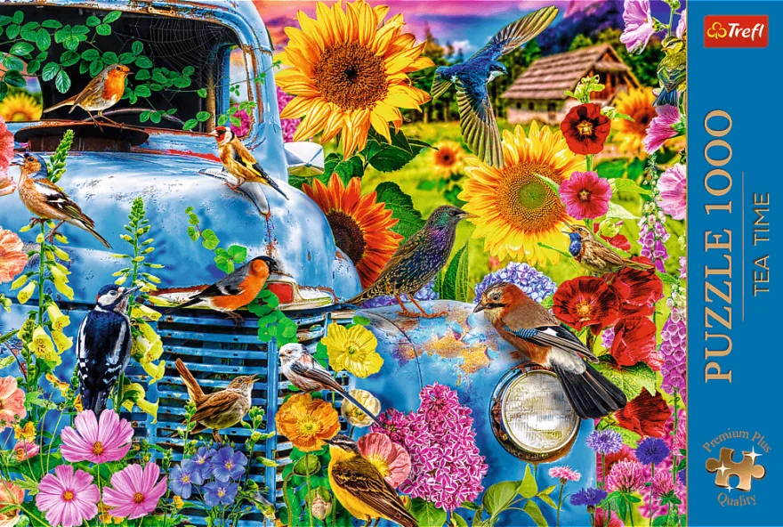Trefl Puzzle Premium Plus Tea Time: Spevavé vtáky 1000 dielikov