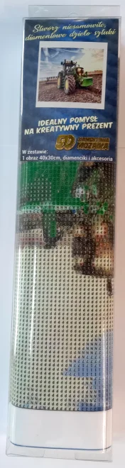 Norimpex Diamantové maľovanie Zelený traktor 40x30cm