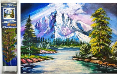 Diamantové maľovanie Hory 40x30cm