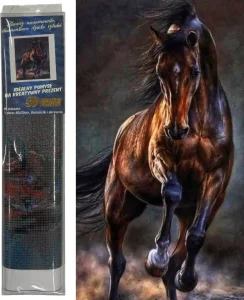 Diamantové maľovanie Divoký kôň 40x30cm