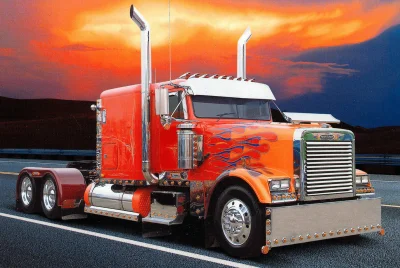 Diamantové maľovanie Freightliner Classic 40x30cm