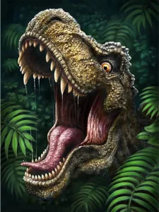 Diamantové maľovanie Dinosaurí rev 40x30cm