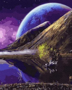Diamantové maľovanie Dotyk nekonečna 40x30cm