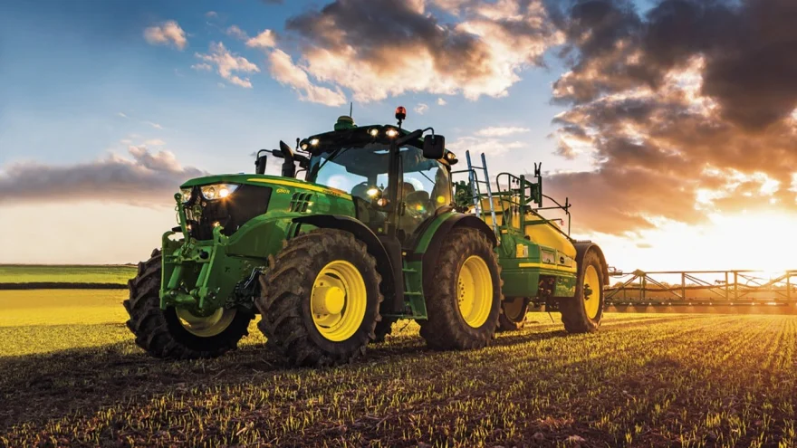 Norimpex Diamantové maľovanie John Deere pri práci 40x30cm