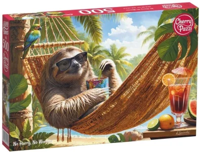 Puzzle Cherry Pazzi 500 dielikov Netreba sa ponáhľať