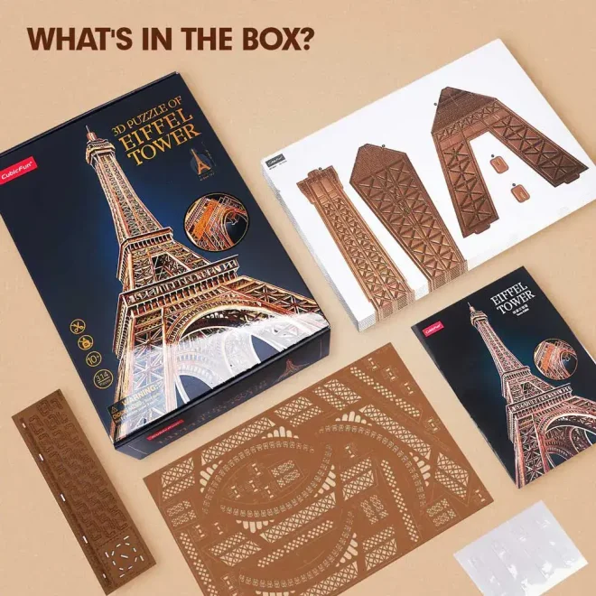 CubicFun 3D puzzle Eiffelova veža 314 dielikov (Master Collection)