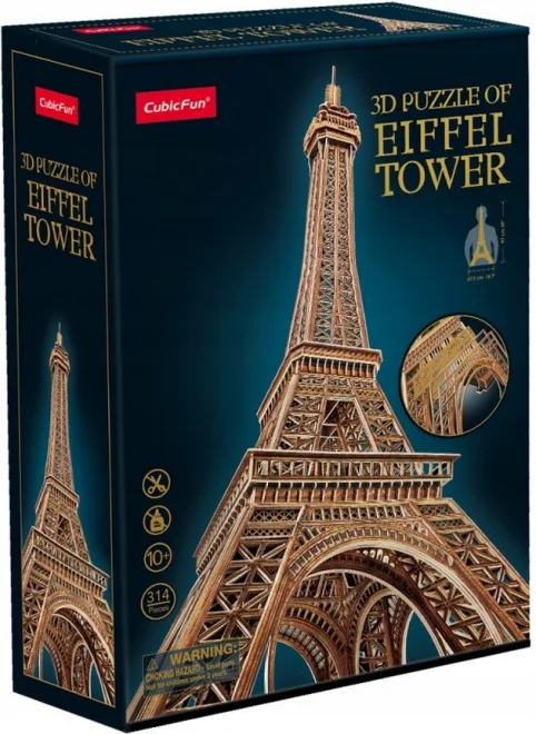 CubicFun 3D puzzle Eiffelova veža 314 dielikov (Master Collection)