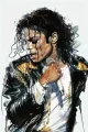 Norimpex Diamantové maľovanie Michael Jackson 40x30cm
