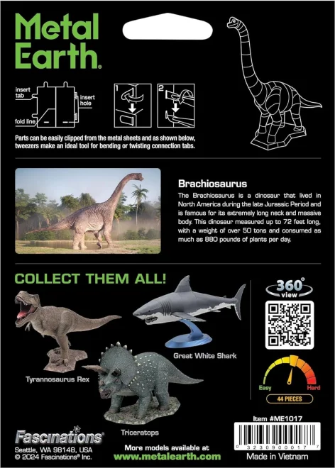 METAL EARTH 3D puzzle Brachiosaurus