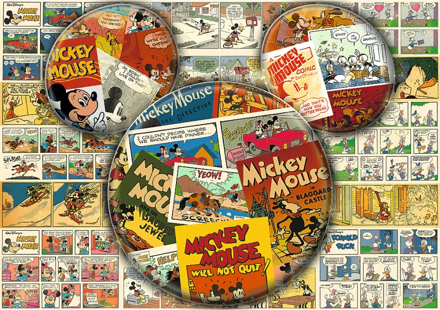 Puzzle Trefl 1000 dielikov Komiksový Mickey Mouse