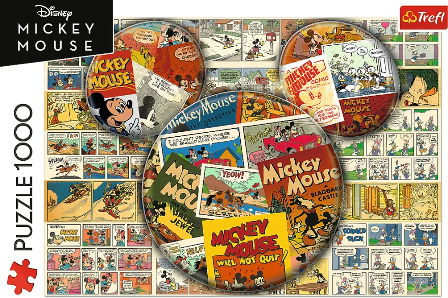 Puzzle Trefl 1000 dielikov Komiksový Mickey Mouse